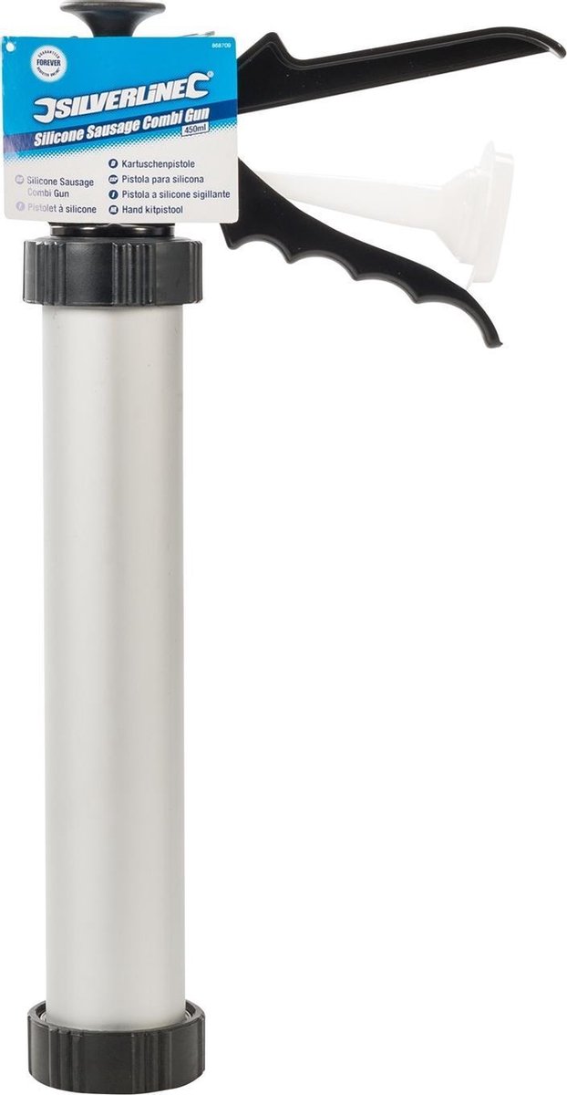 Silverline line 868709 Kitpistool - 450ml - Silver