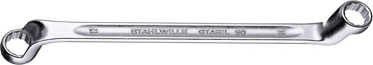 Stahlwille 20-6X7 Stabil Ringsleutel - Diep doorgezet - 6 x 7mm - 172mm