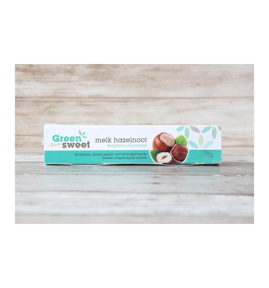 Stevia chocoreep melk hazelnoot 42 gram