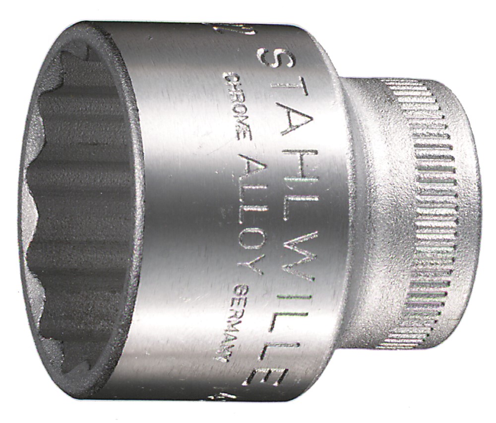 Stahlwille 45-12 Dopsleutel - Twaalfkant - 12mm - 3/8" (L= 24mm)