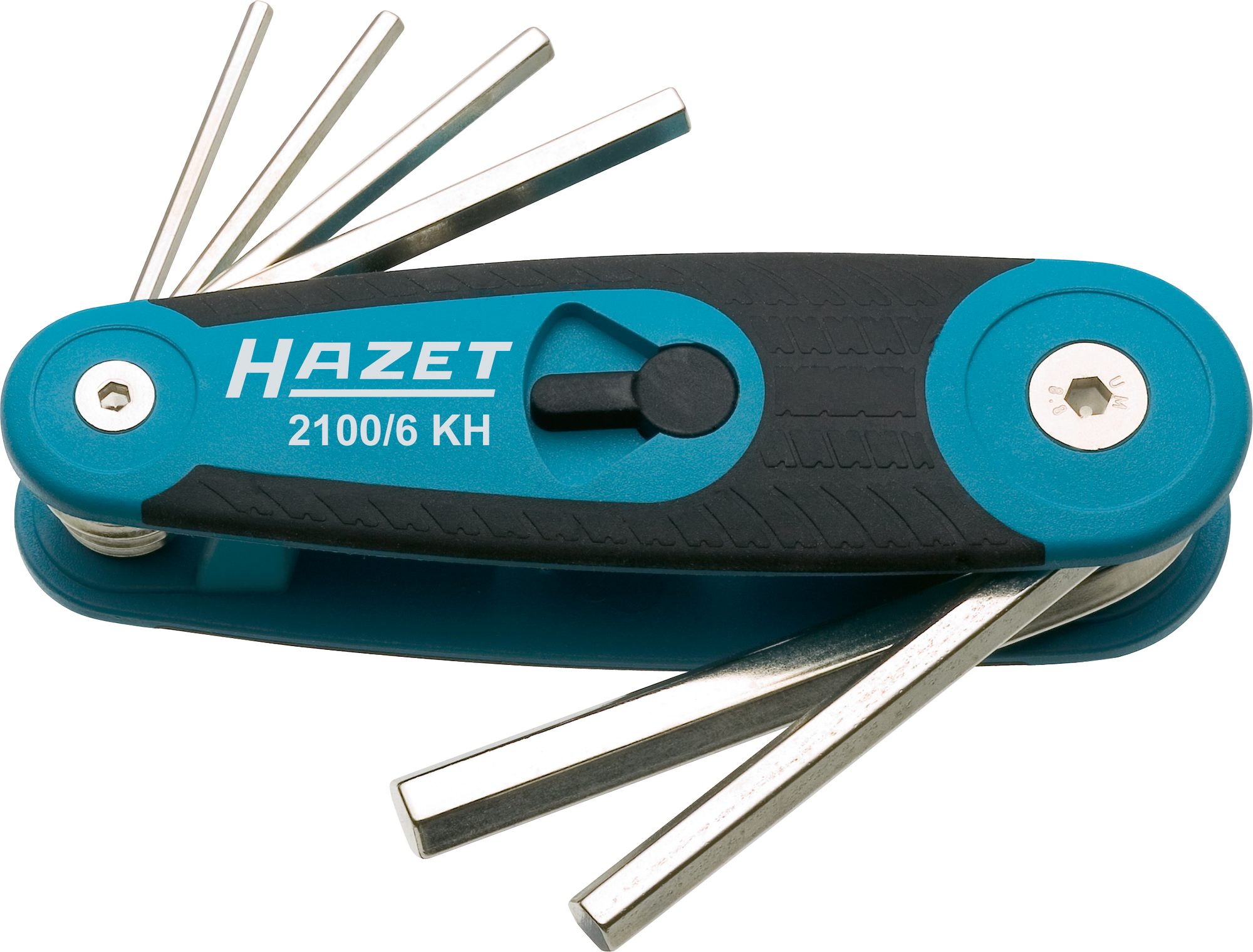 Hazet 2100/6KH 6-delige Haakse-Schroevendraaierset - Binnenzeskant-profiel - 2.5-8mm