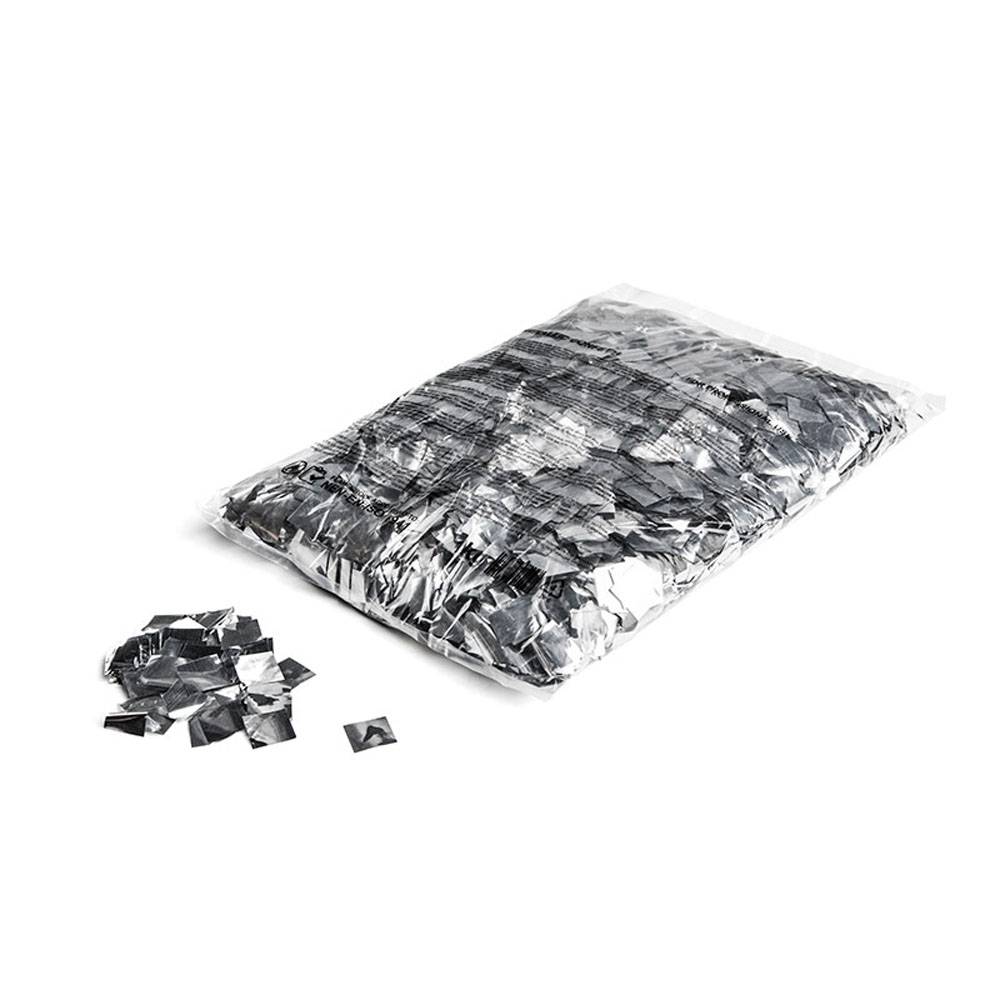 Magic FX vierkante metallic confetti 17x17mm zilver - Silver