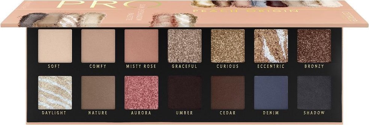 Catrice Pro Peach Origin Slim Eyeshadow Palette 010 Golden Afterglow