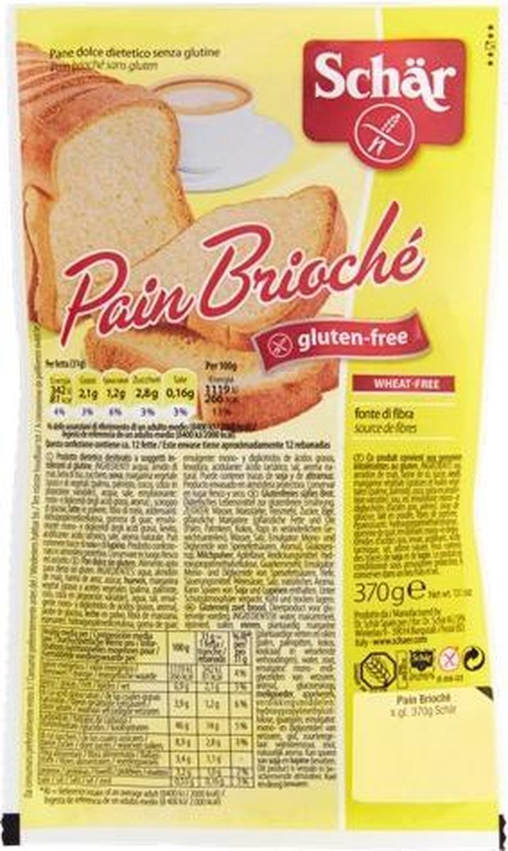 Dr. Schar Schär Pain brioche 370 gram