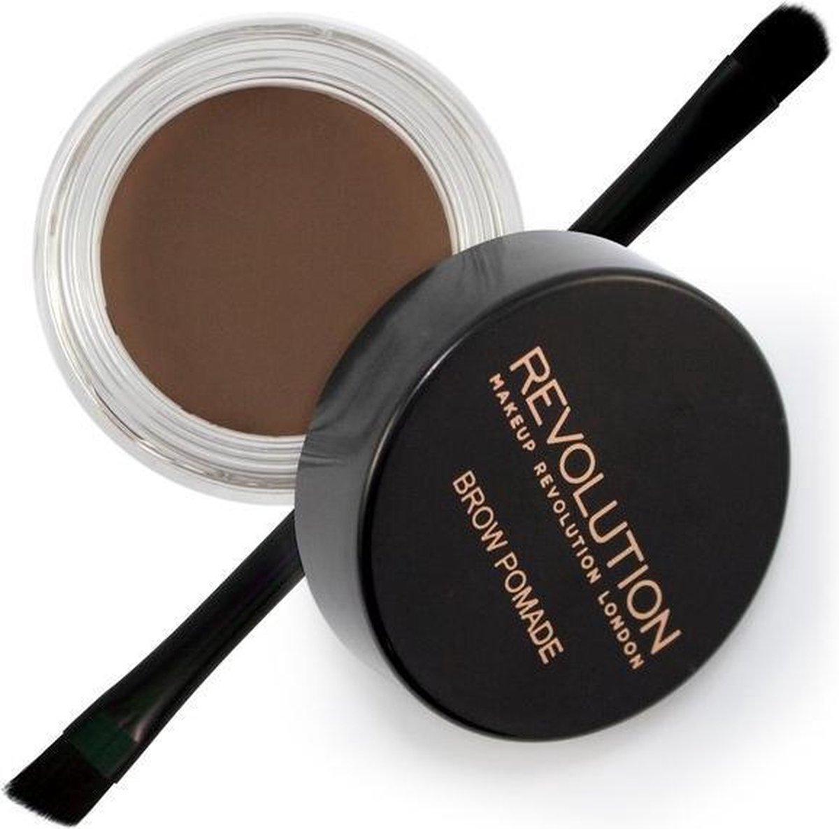Revolution Beauty Makeup Brow Pomade Dark Brown - Donker haar. - Bruin