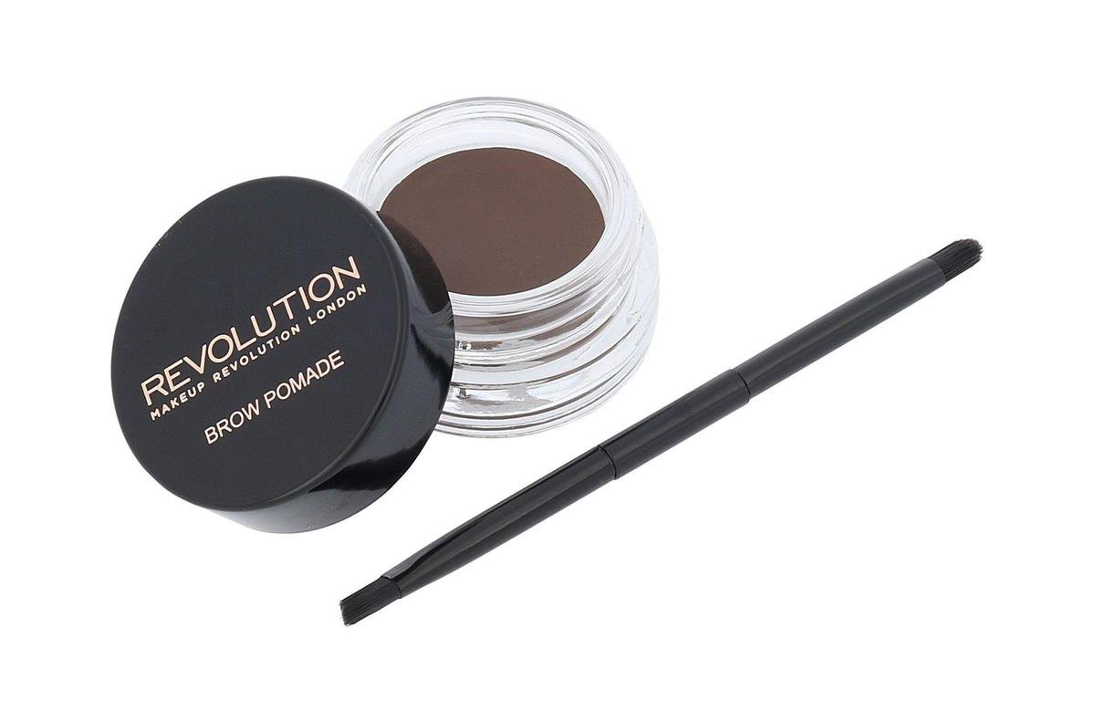 Revolution Beauty Makeup Brow Pomade Dark Brown - Donker haar. - Bruin