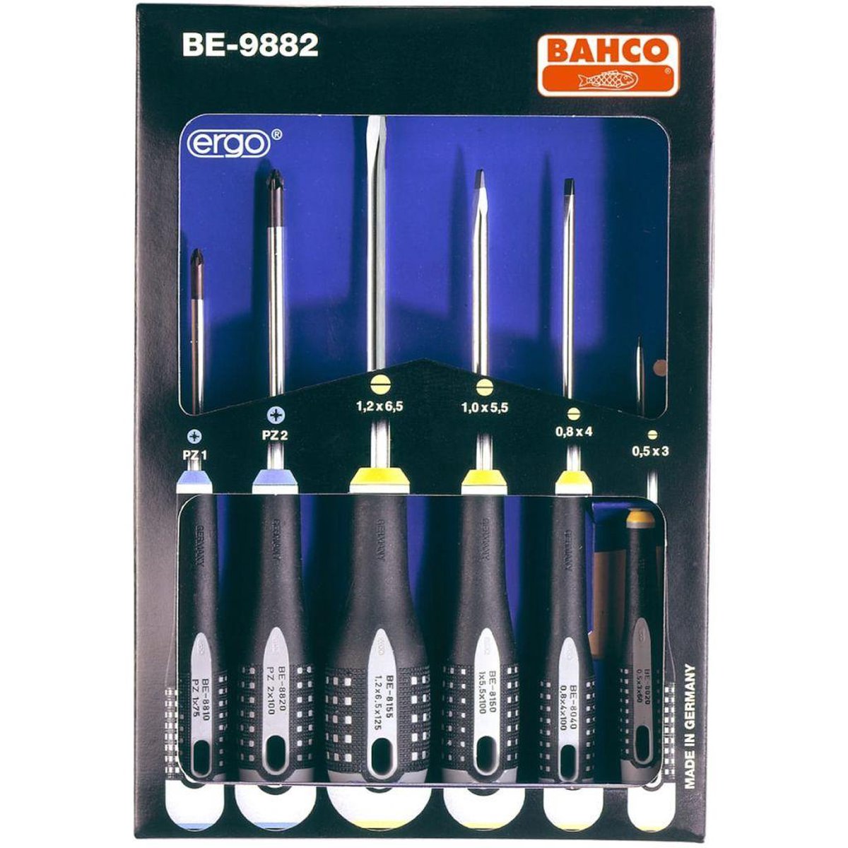 Bahco BE-9882 6-Delig Schroevendraaierset