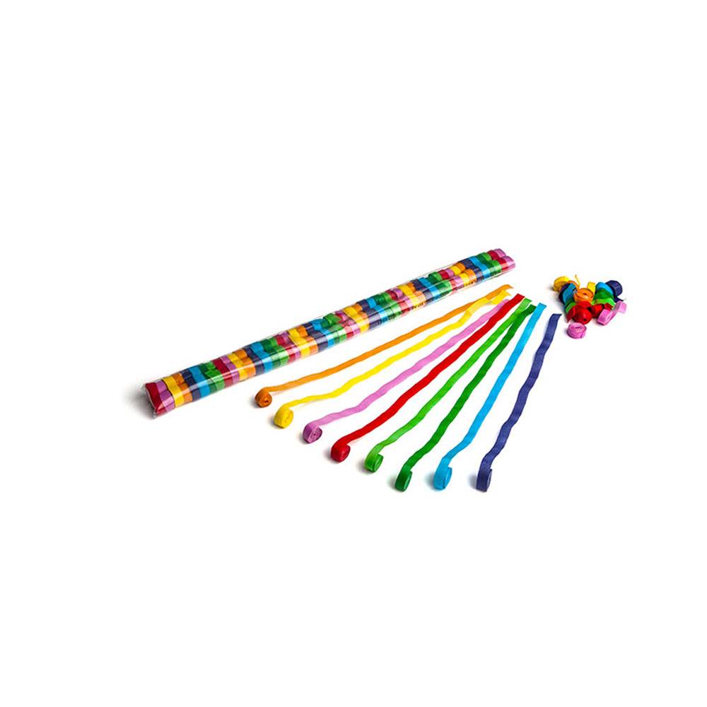 Magic FX papieren streamers 5 meter x 0.85 cm multicolour 100st.