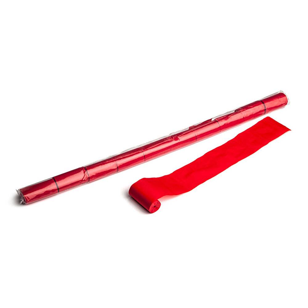 Magic FX papieren streamers 10mx5cm rood 10st