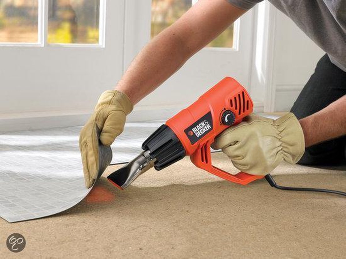 BLACK+DECKER KX2001K Heteluchtpistool incl. accessoires in koffer - 2000W