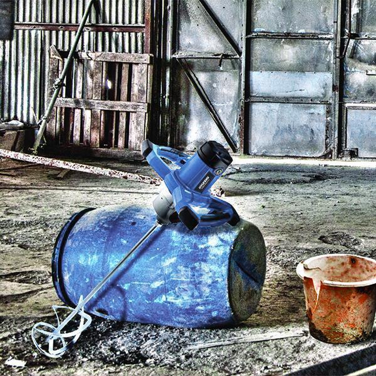 Hyundai 56453 Beton-/verfmixer - 1800W