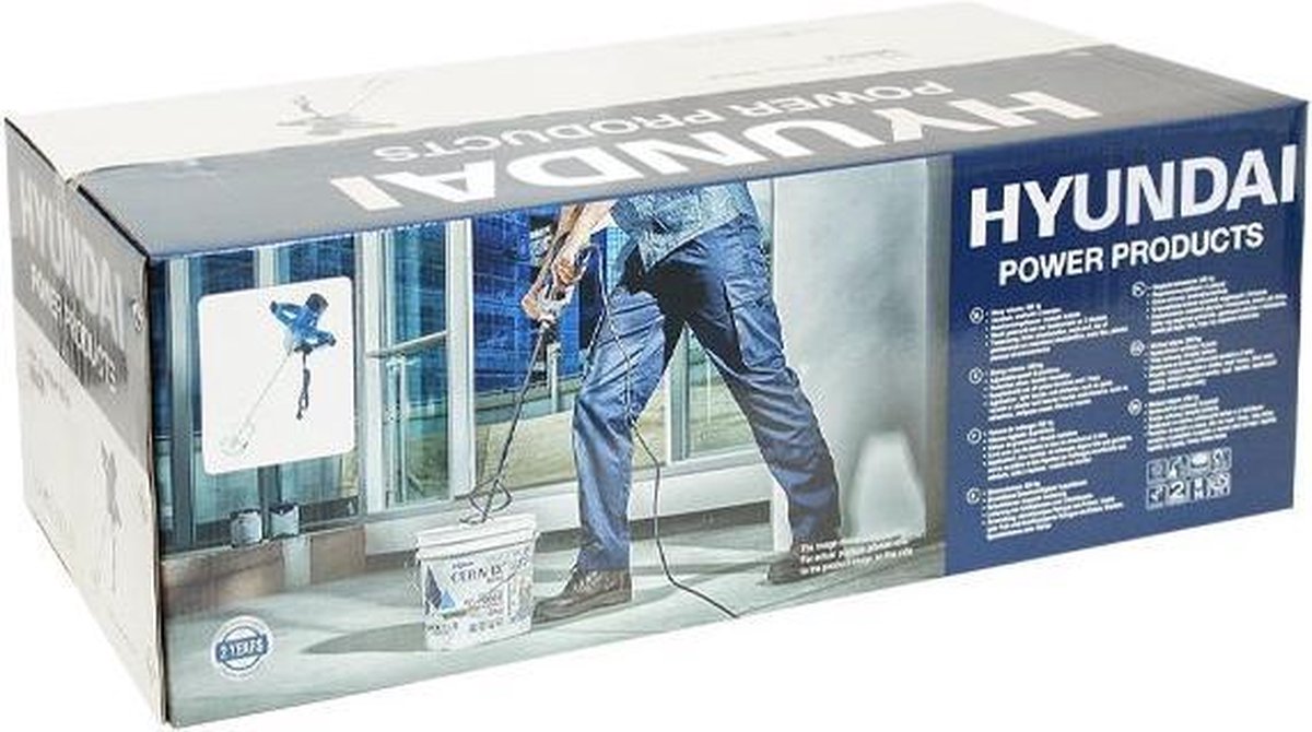 Hyundai 56453 Beton-/verfmixer - 1800W