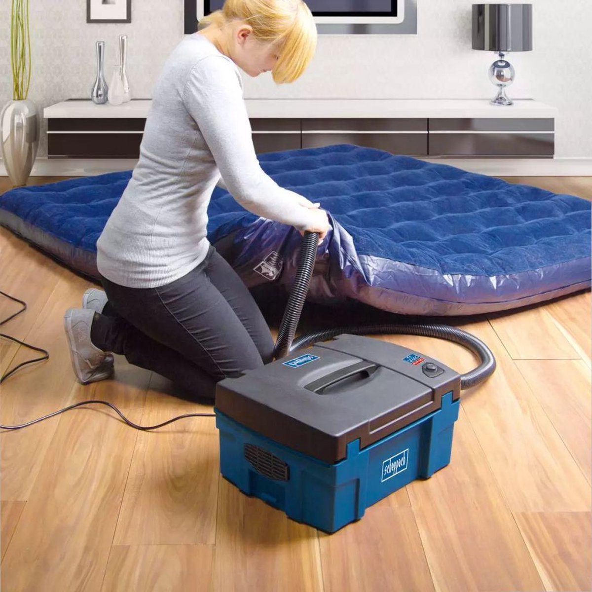 Scheppach HD2P Koffer Bouwstofzuiger - 1250W - 5L - Blauw