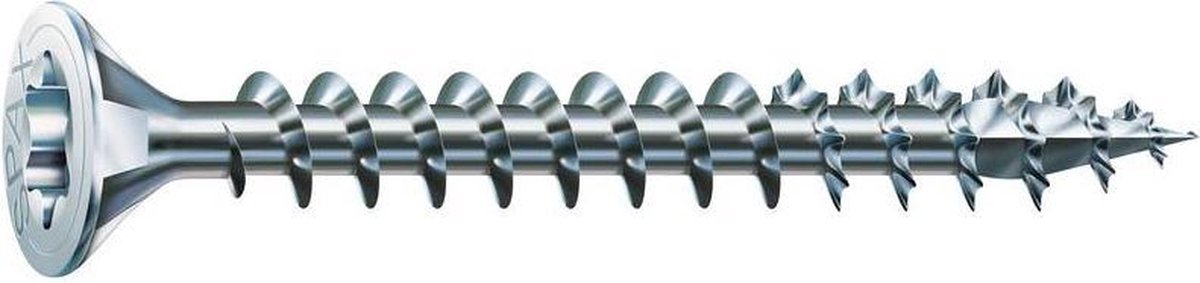 SPAX 1191010400353 Universele schroef, Verzonken kop, 4 x 35, Voldraad, T-STAR plus T20 - WIROX - 200 stuks