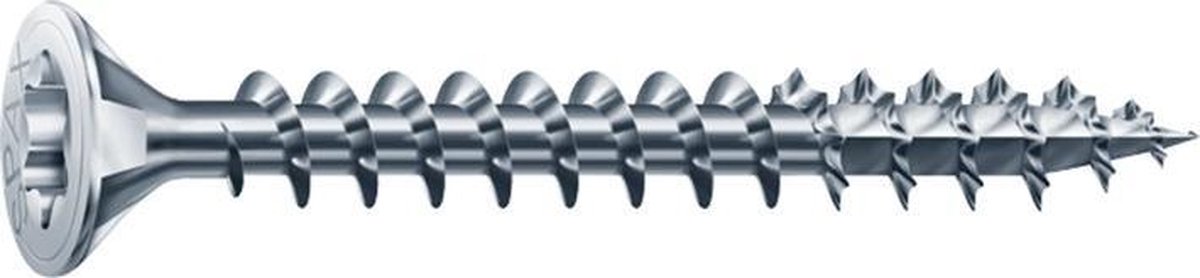 SPAX 1191010400503 Universele schroef, Verzonken kop, 4 x 50, Voldraad, T-STAR plus T20 - WIROX - 200 stuks