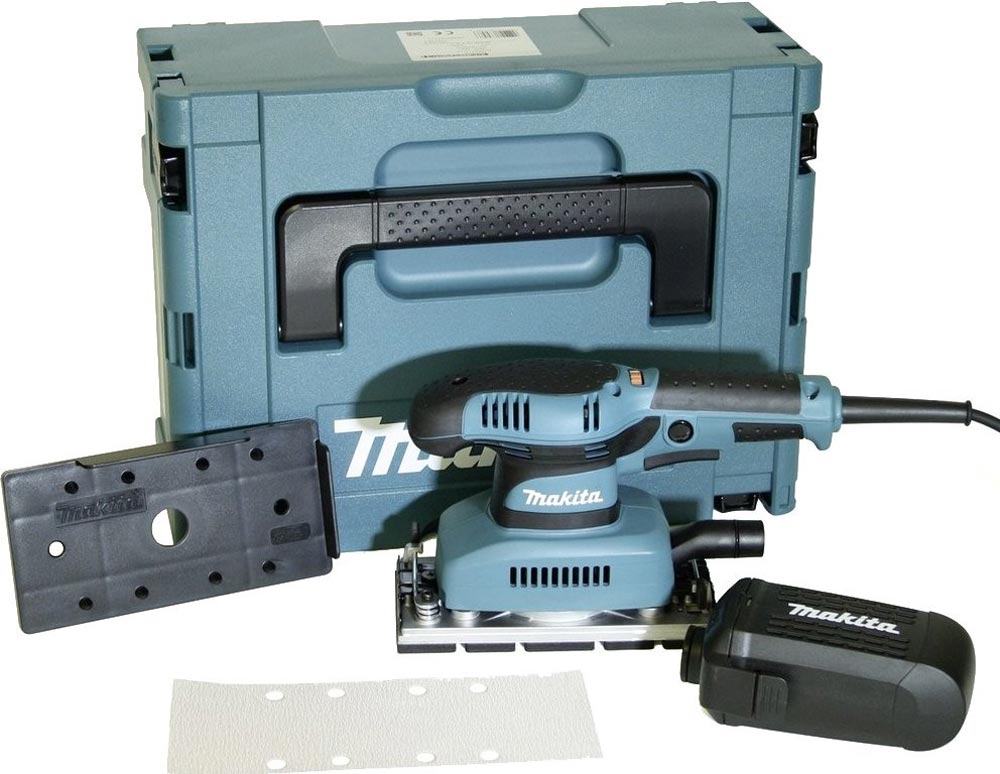 Makita BO3711J Vlakschuurmachine in Mbox - 190W - 93 x 185mm