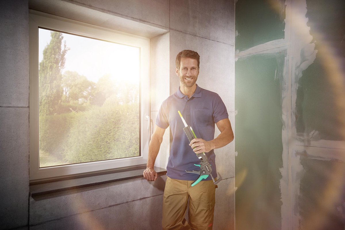 Wolfcraft MG550 Mechanisch kitpistool - 310ml - Grijs