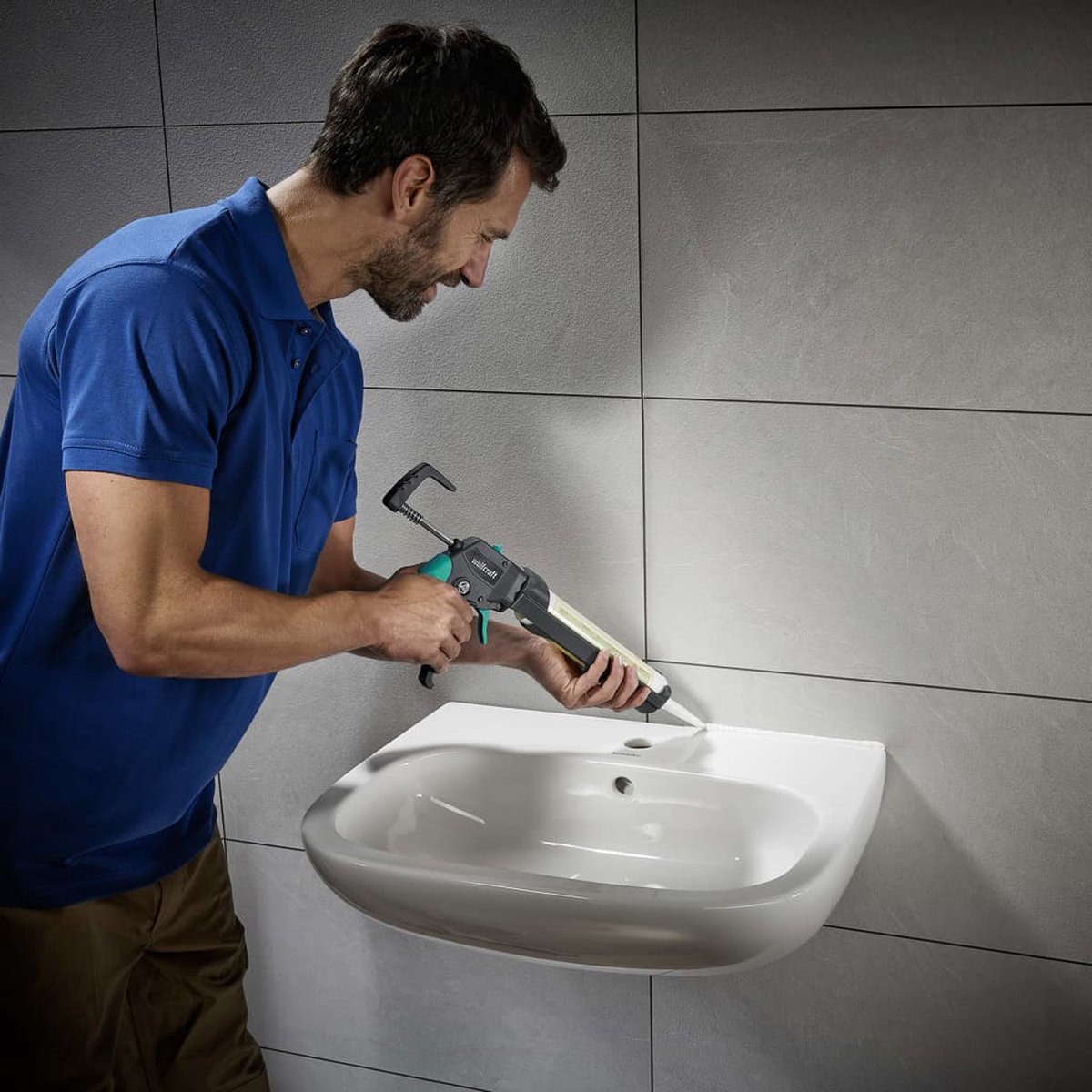 Wolfcraft MG550 Mechanisch kitpistool - 310ml - Grijs