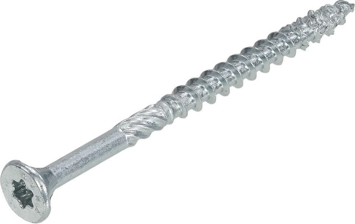 DynaPlus 0281.01.42401 Unischroef - Platkop - Deeldraad - Indoor - TX25 - 5.0 x 80/42mm (200st)