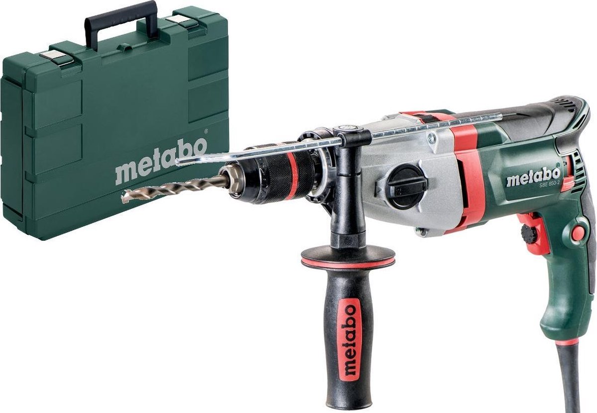 Metabo SBE 850-2 Klopboormachine met snelspanboorkop Futuro Plus in koffer - 850W