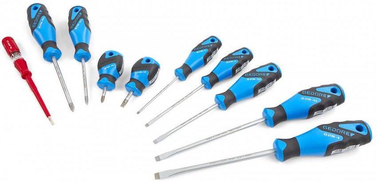Gedore 2150-2160 PH3-C 10-delige Schroevendraaierset