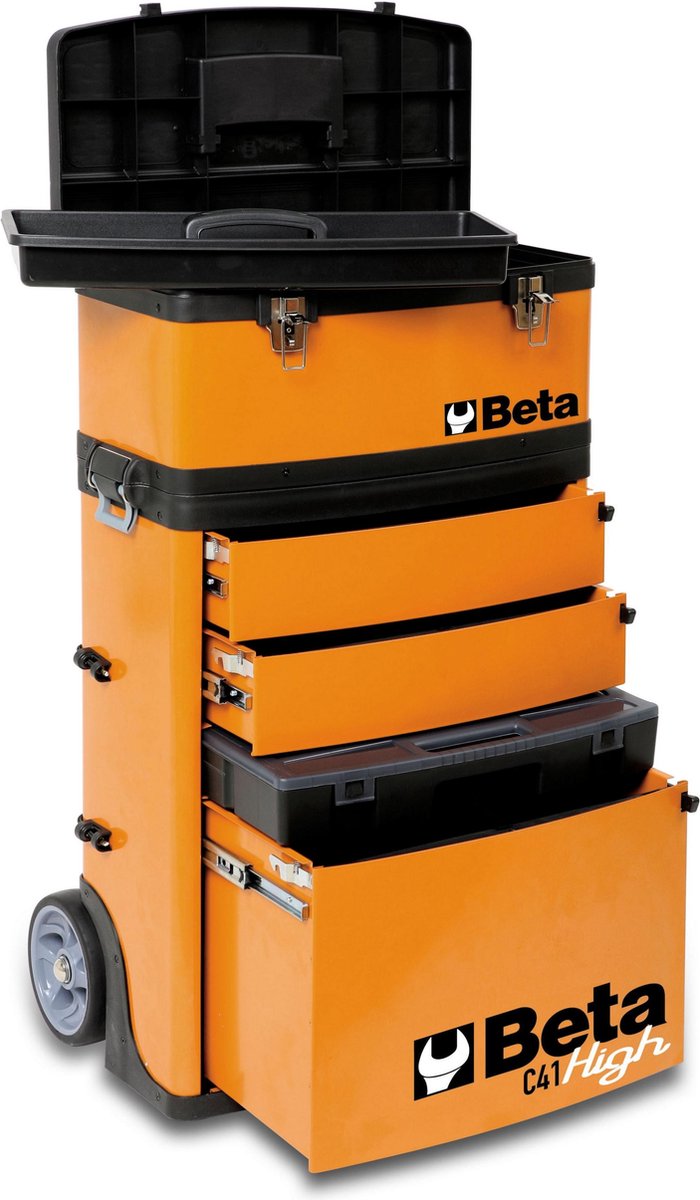 Beta Tools Beta C41H-O 2 Delige Trolley - - Oranje