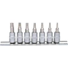 KS Tools 911.1458 7-delige Bit-dopsleutelset TX - T10-T40 - 1/4"