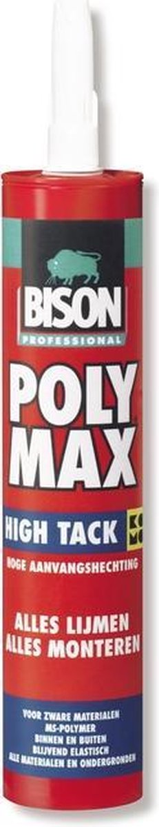 GRIFFON Poly Max High Tack Montagelijm Koker - 425gr - Wit