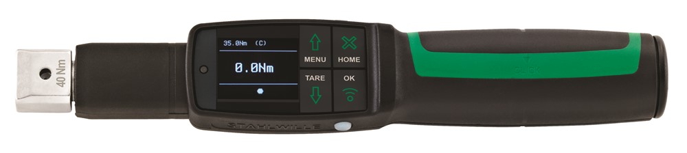 Stahlwille 714/4 MANOSKOP Elektromechanische gradenboog-momentsleutel met inwendige vierkantopname in koffer - 4-40Nm - 9 x 12mm