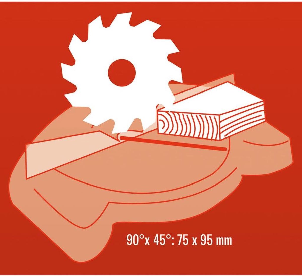 Einhell TC-MS 2513 L Afkortzaag - 1600W - 250 x 30mm