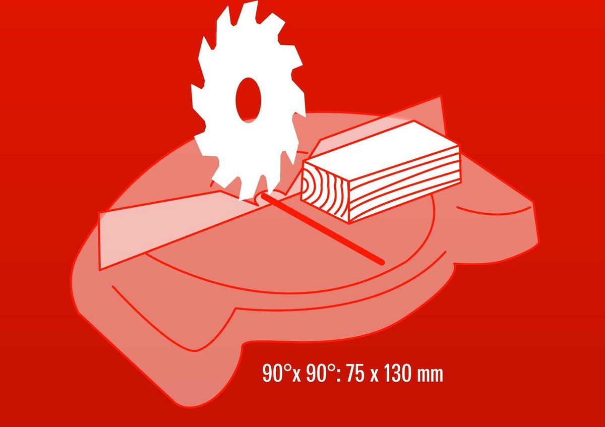 Einhell TC-MS 2513 L Afkortzaag - 1600W - 250 x 30mm