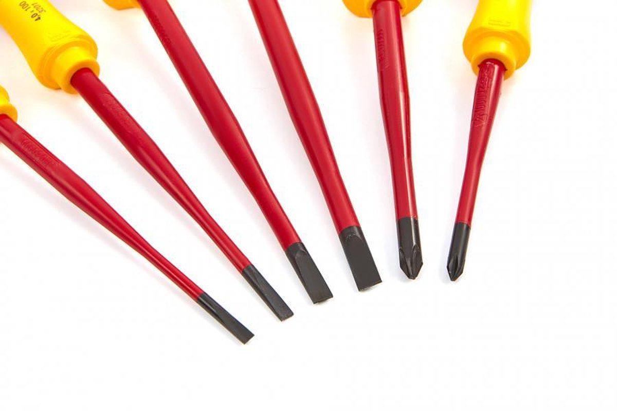 Wiha 3201 K6 6-delige SoftFinish slimFix VDE Schroevendraaierset