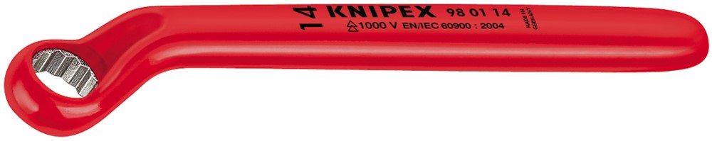 Knipex 98 01 17 Enkele VDE Ringsleutel - 17mm - 205mm