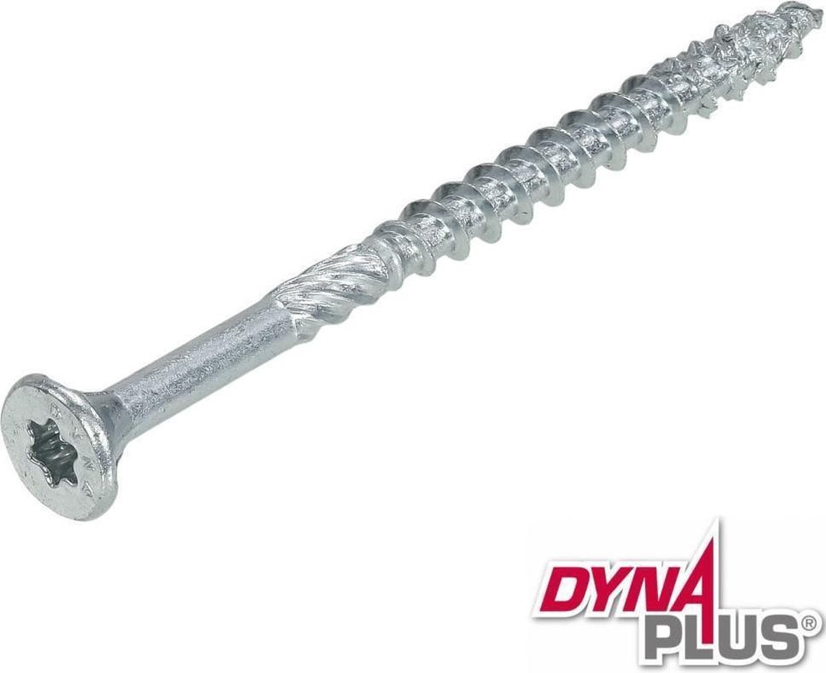 DynaPlus 0281.01.42001 Unischroef - Platkop - Deeldraad - Indoor - TX25 - 5.0 x 60/35mm (200st)