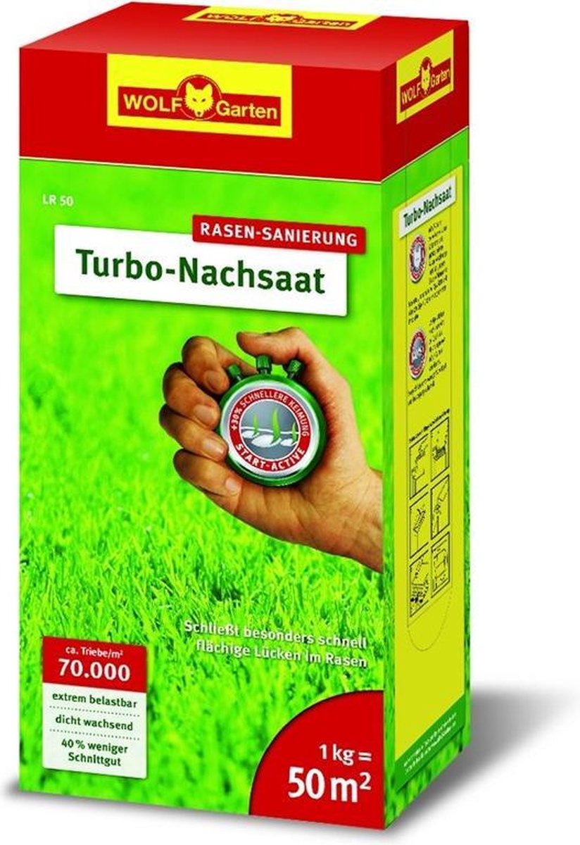 WOLF-Garten Wolf Garten Turbo Herstel Kale Plekken 50 m² LR 50