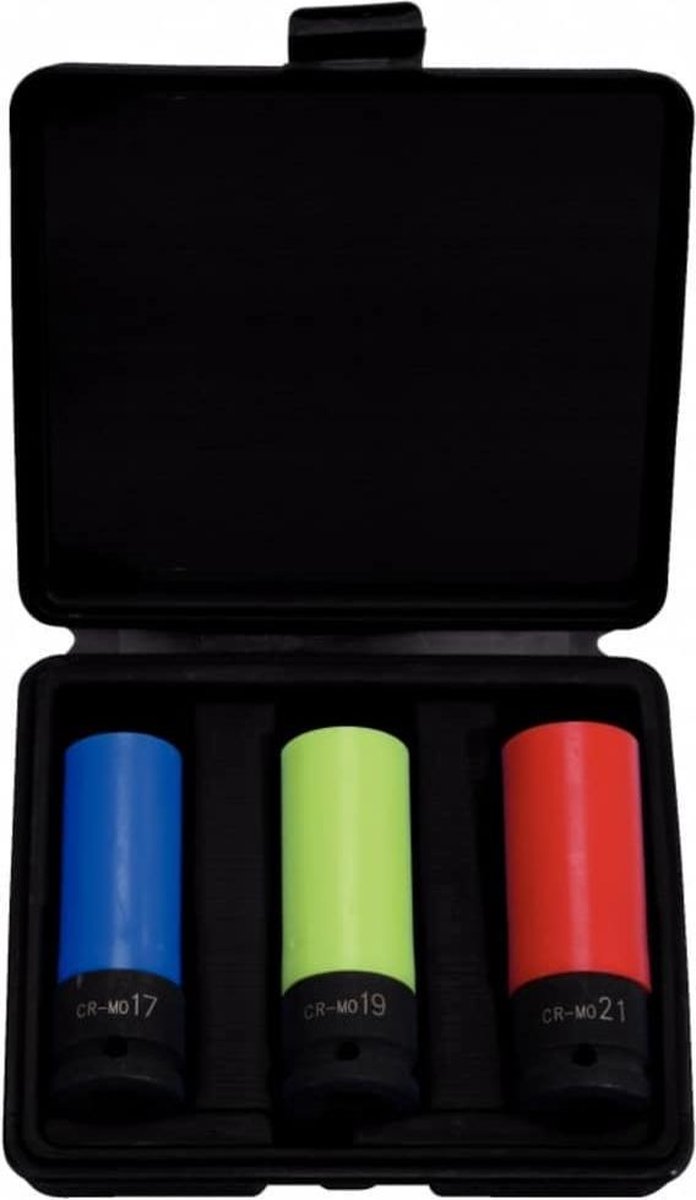 KS Tools 515.1070 3-delige Dopsleutelset - Kracht - voor alu-velgen - 1/2"
