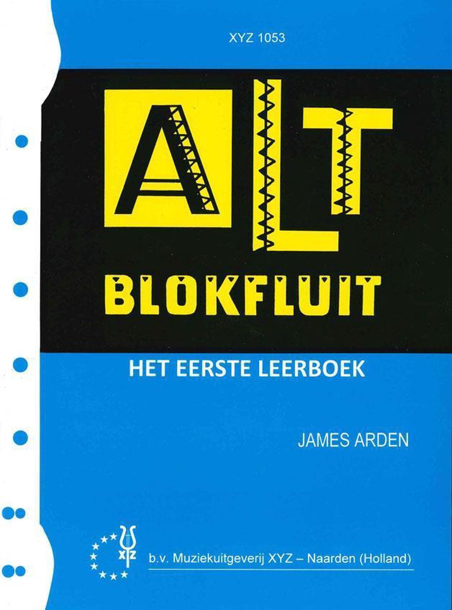 Hal Leonard - Altblokfluit, het eerste leerboek
