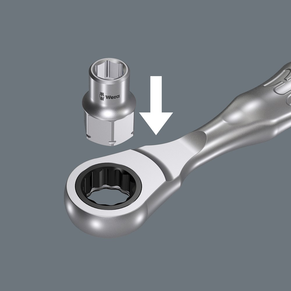 Wera 5003665001 Zyklop Dopsleutel - 4mm - 1/4" (L=18mm)