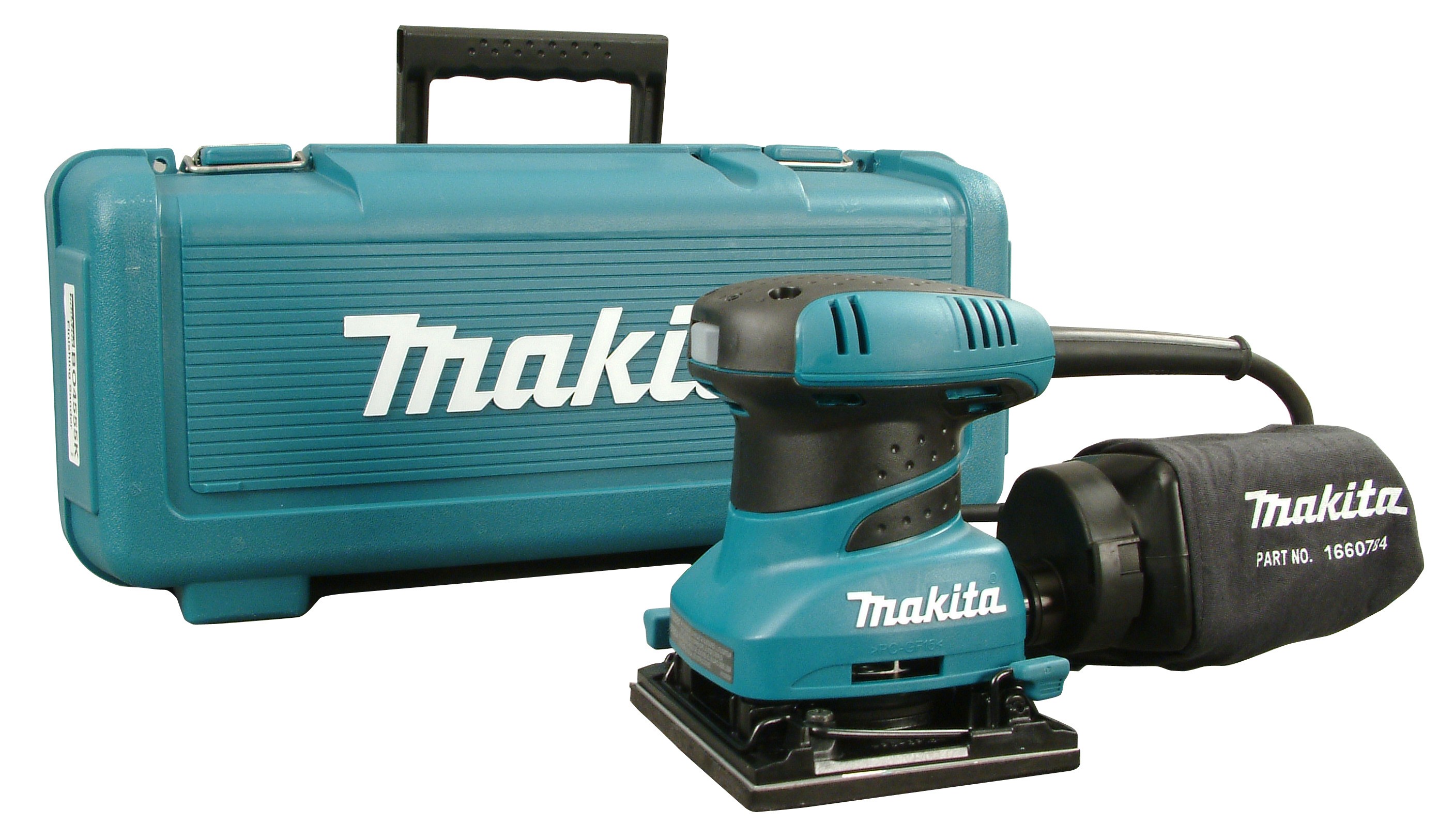 Makita BO4555K Vlakschuurmachine in koffer - 200W - 112 x 102mm