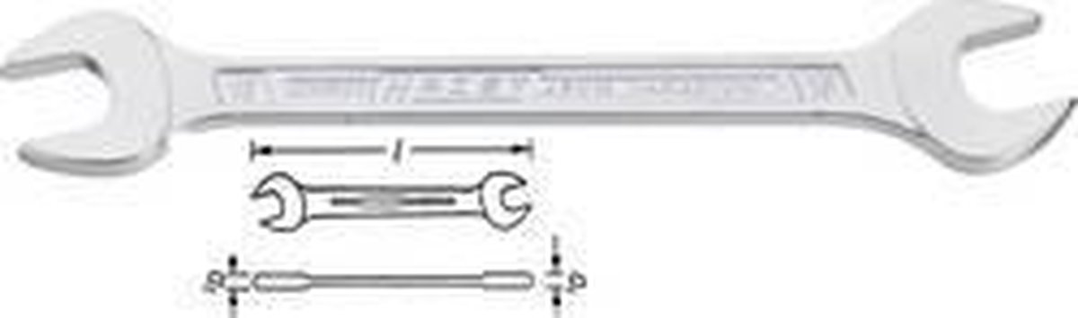 Hazet 450N-4X5 Dubbele steeksleutel - 4 x 5mm