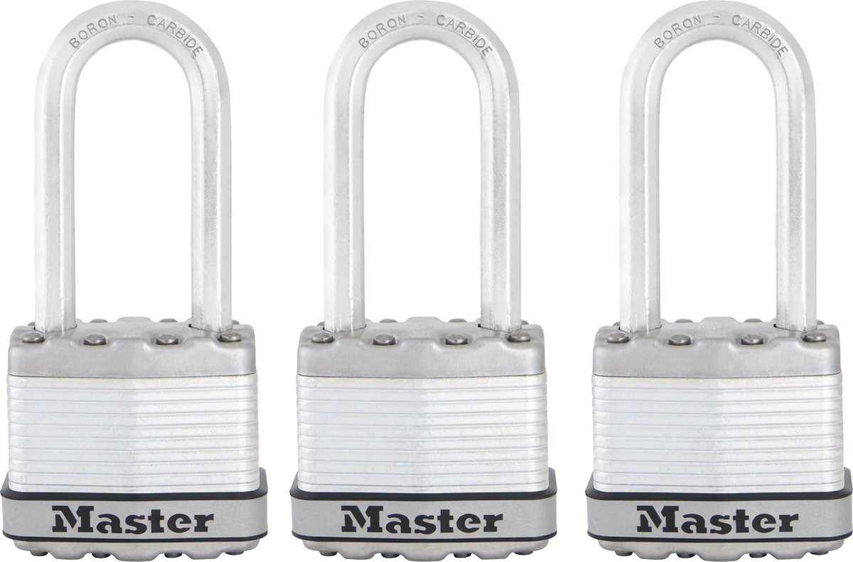 Masterlock Master Lock M1EURTRILH Excell® Hangslot - 45 x 51mm (3st) - Geel