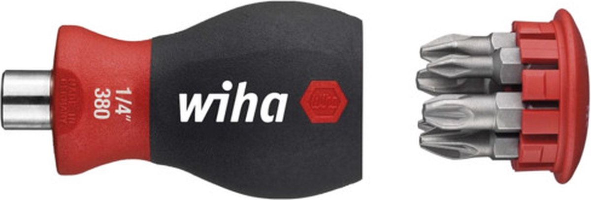 Wiha SB380102 Schroevendraaier met bitmagazijn magnetisch - PZ - PH