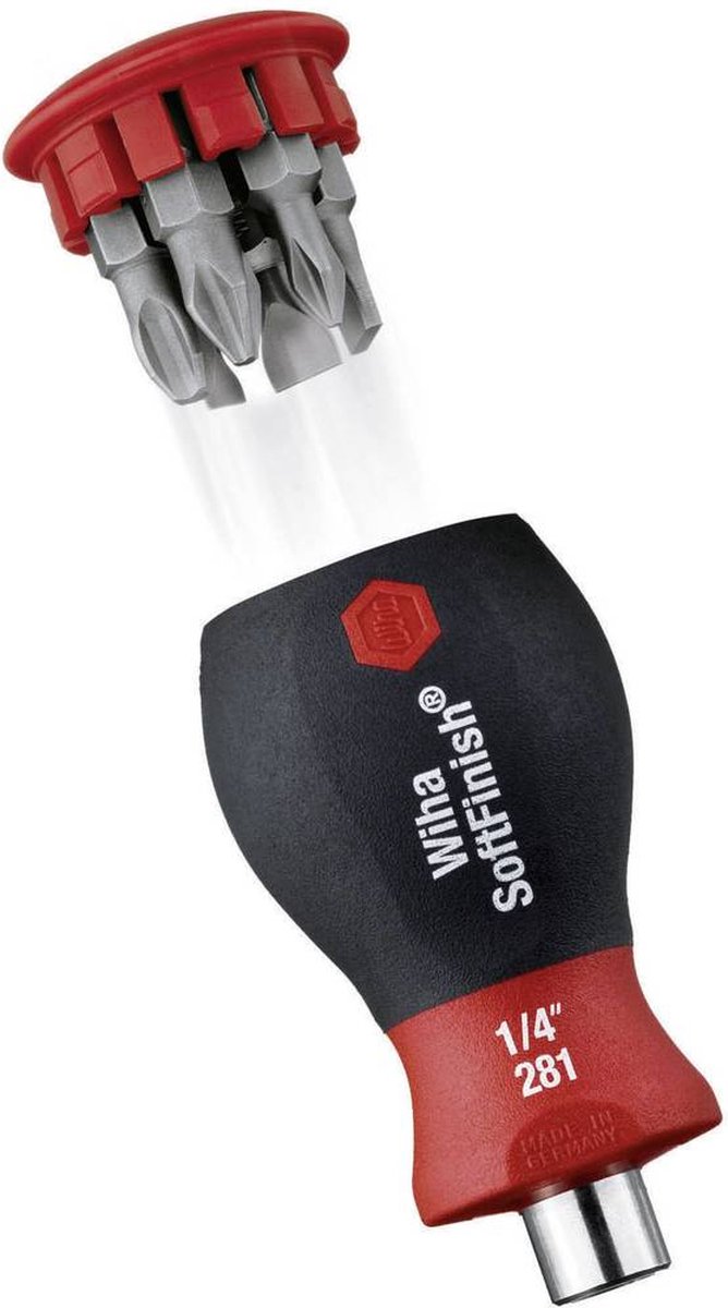 Wiha SB380102 Schroevendraaier met bitmagazijn magnetisch - PZ - PH