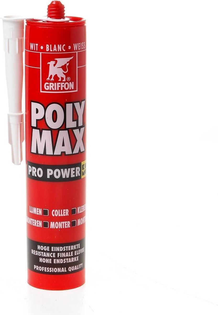 GRIFFON Poly Max Pro Power Montagelijm - Koker - 435gr