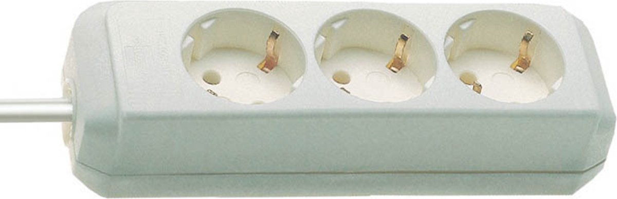 Brennenstuhl 1158610015 3 Voudige stekkerdoos - 1,5m x 17cm - Wit
