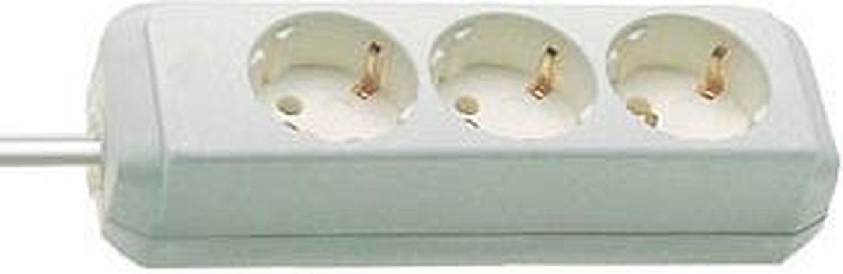 Brennenstuhl 1158610015 3 Voudige stekkerdoos - 1,5m x 17cm - Wit