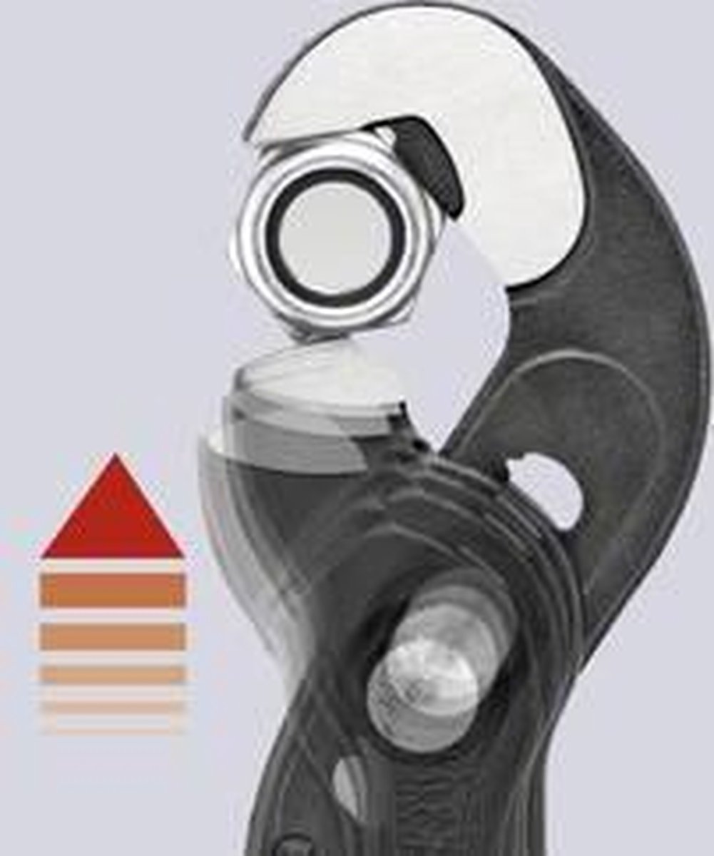 Knipex 87 41 250 RAPTOR Verstelbare moerentang - 250mm - Grijs