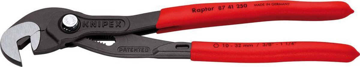 Knipex 87 41 250 RAPTOR Verstelbare moerentang - 250mm - Grijs