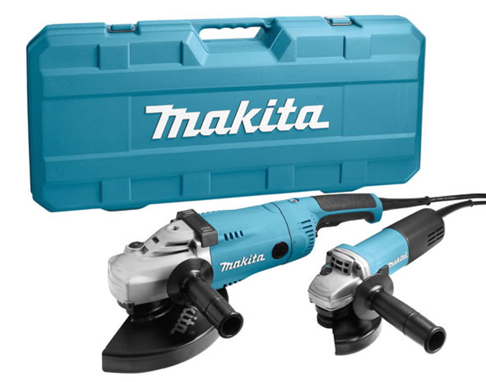 Makita DK0053G Haakse slijper set (GA9020&9558HN) in koffer - 2200W / 840W - 230mm / 125mm