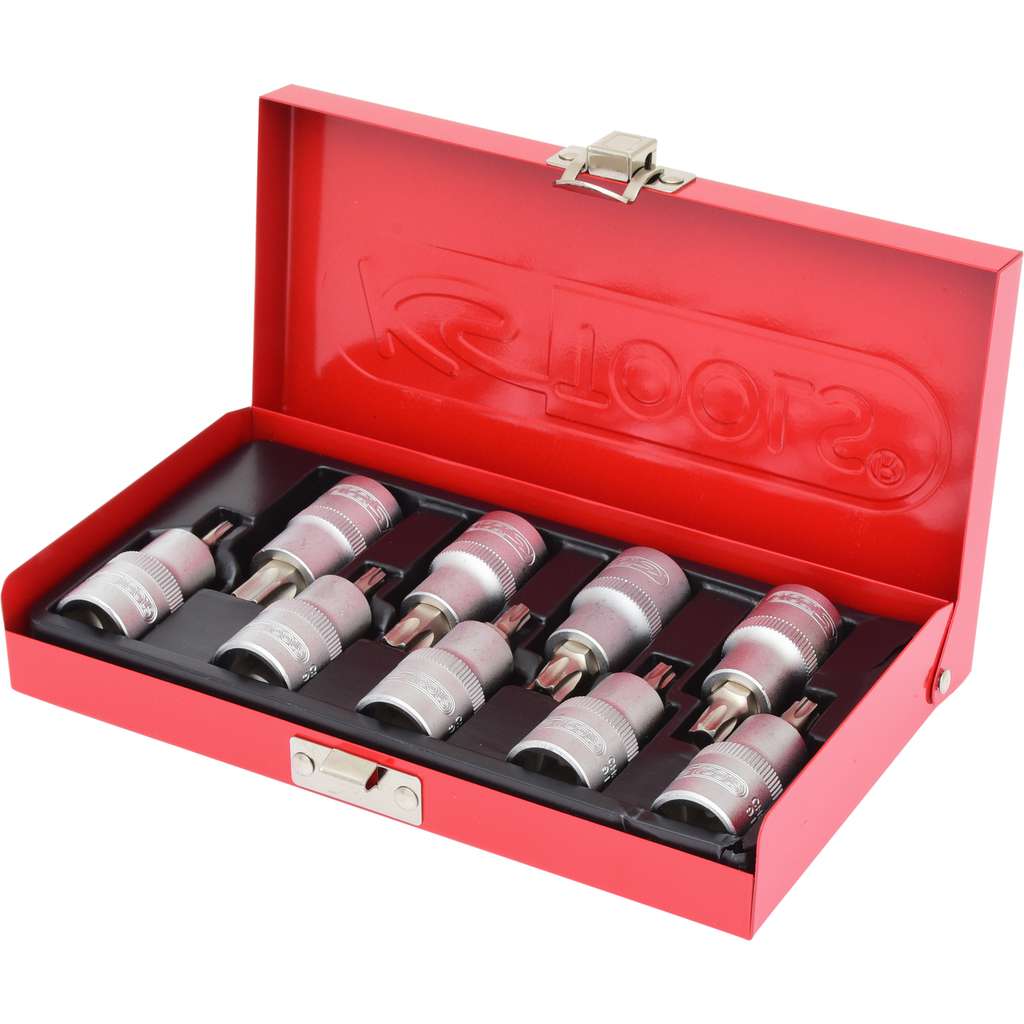 KS Tools 911.1385 9-delige Bit-dopsleutelset TX - T20-T60 - 1/2"